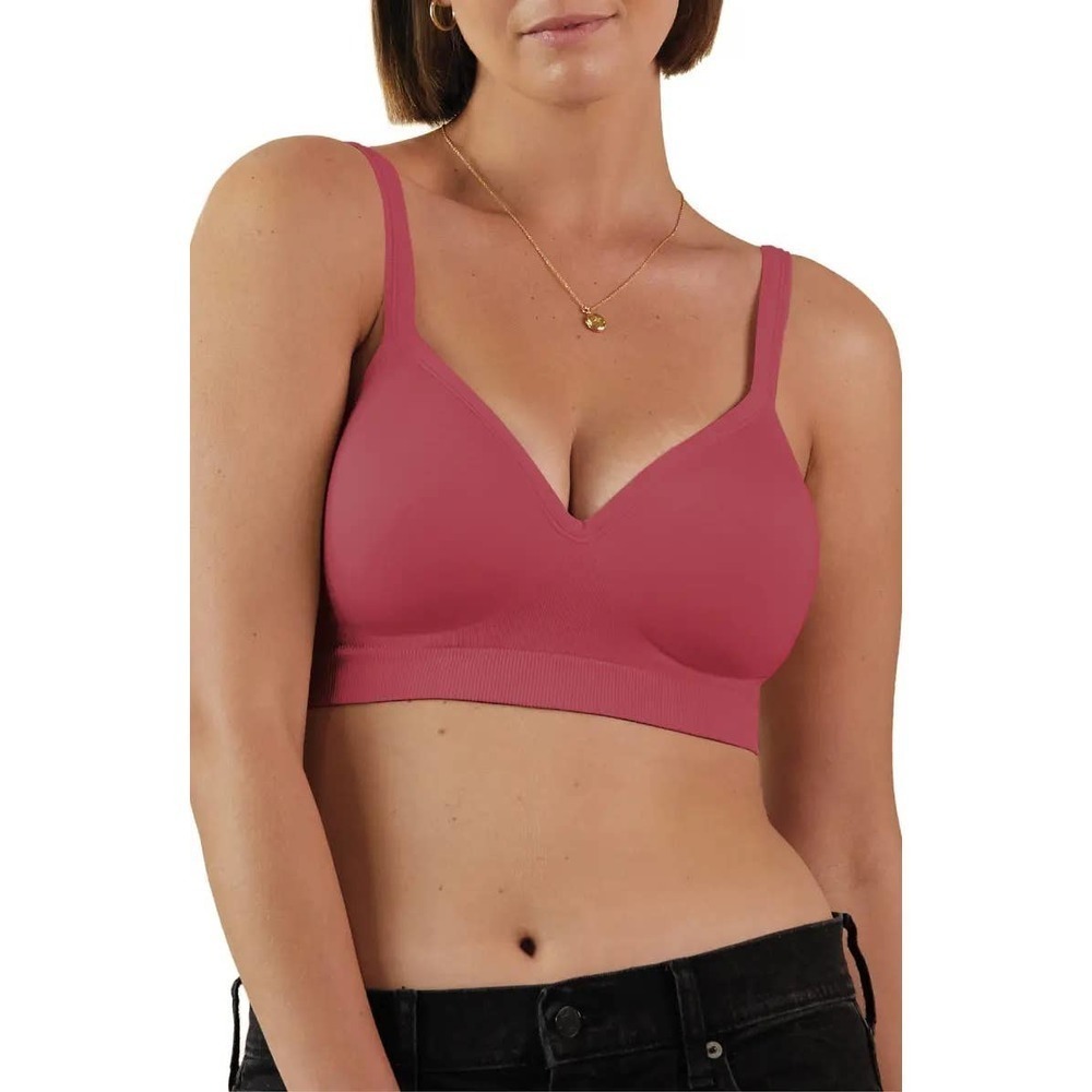 Bravado Designs Lipstick Everyday Muse Wireless Contour Bra Women's Size Small